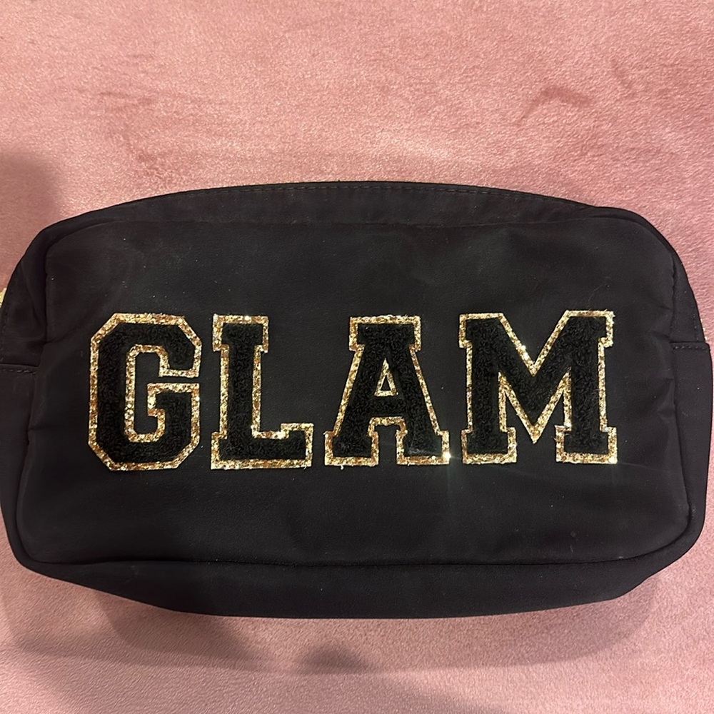 Stoney Clover Lane Small GLAM pouch in Noir